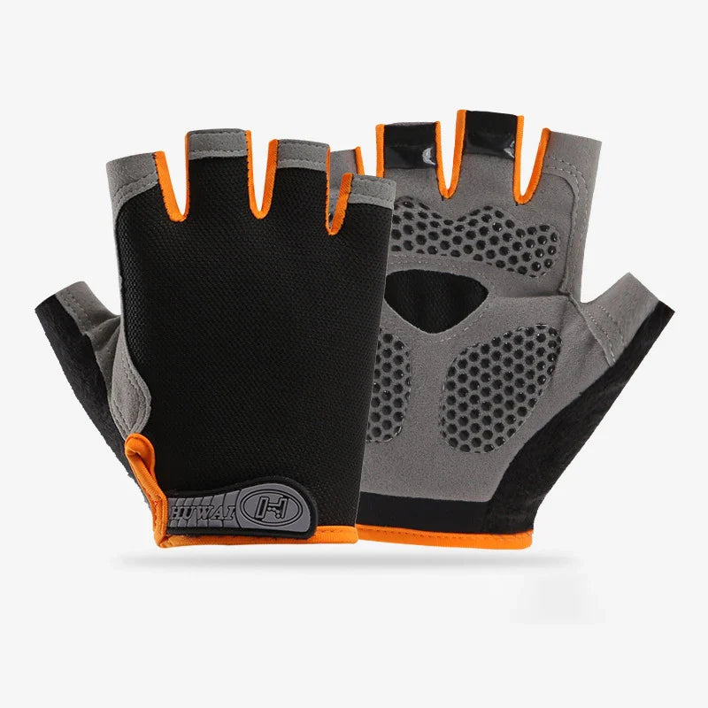 Gym Gloves Fitness Training Fingerless Men Women Bodybuilding Exercise Sports Gloves for Cycling Bicycle Anti Slip Breathable