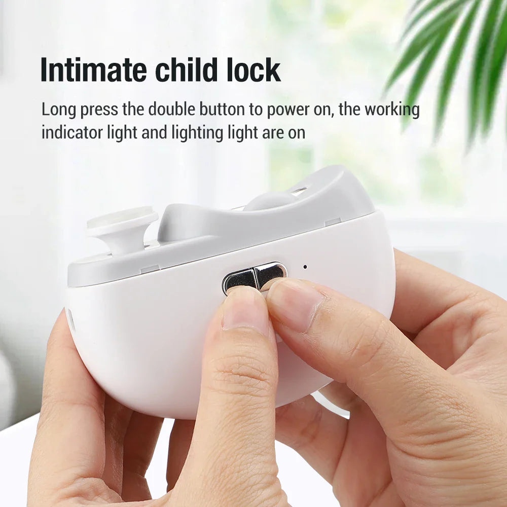 2 in 1 Electric Nail Clipper Grinding and Polishing.