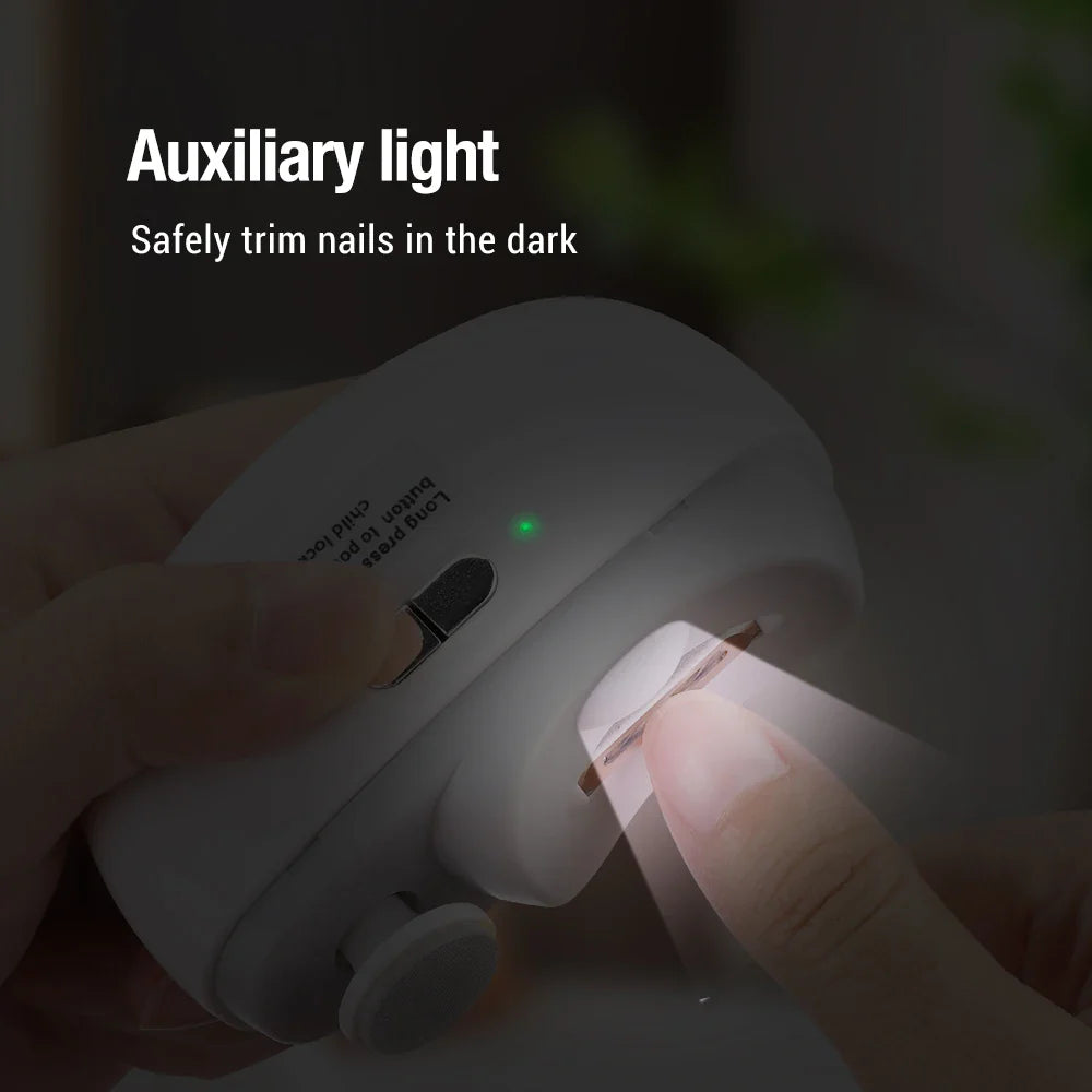 2 in 1 Electric Nail Clipper Grinding and Polishing.