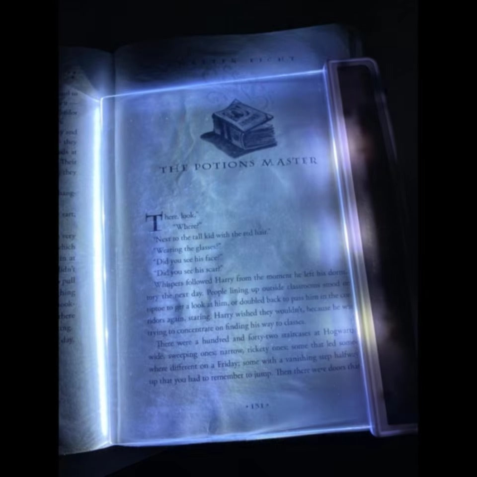 LumiPage™ LED Flat Panel Reading Light – Portable Eye-Care Book Lamp