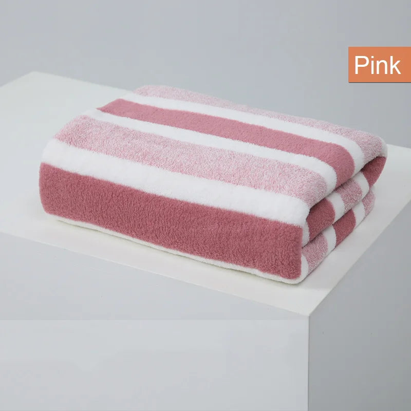1 Pc Thickened Absorbent Bath Towel Soft Face Towel for Home Bathroom