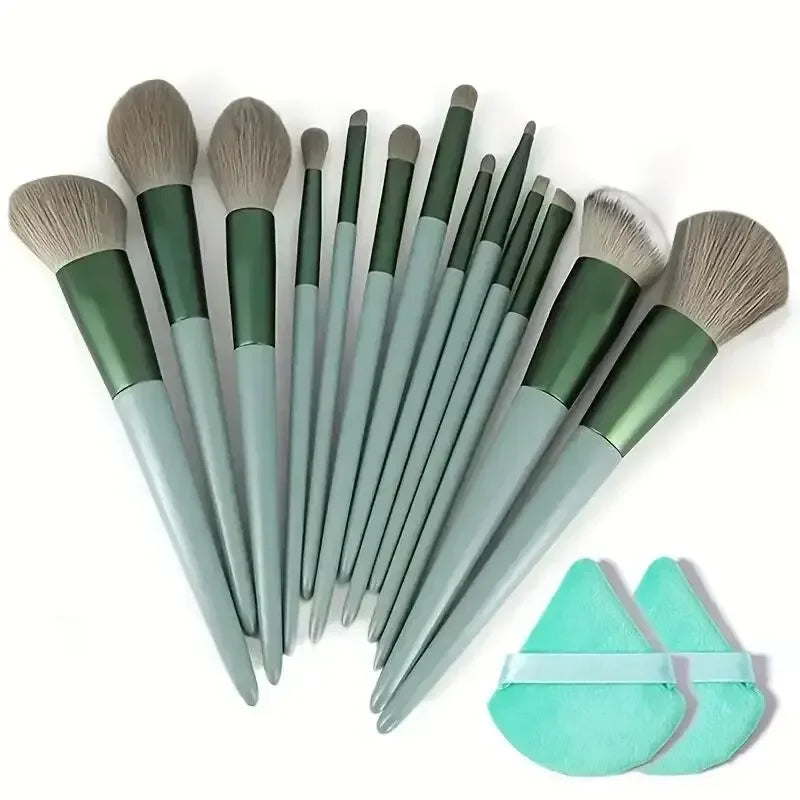 13Pcs Makeup Brush Set Make Up Concealer Brush Blush Powder Brush Eye Shadow Highlighter Foundation Brush Cosmetic Beauty Tools