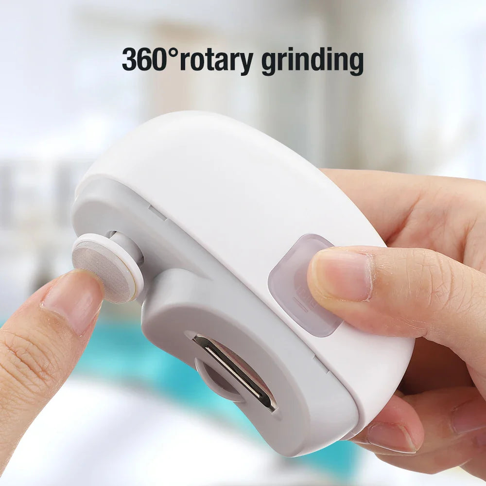 2 in 1 Electric Nail Clipper Grinding and Polishing.