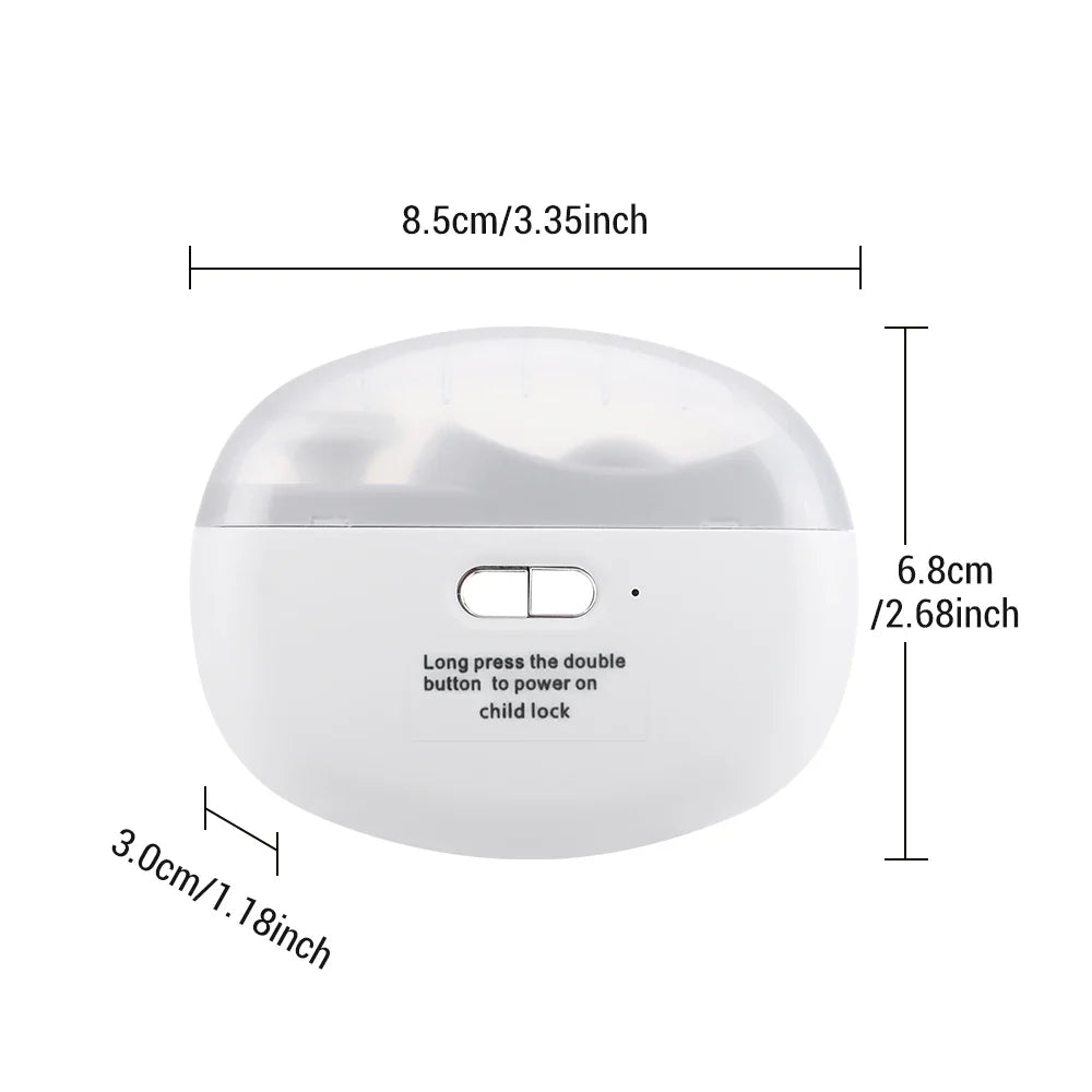 2 in 1 Electric Nail Clipper Grinding and Polishing.