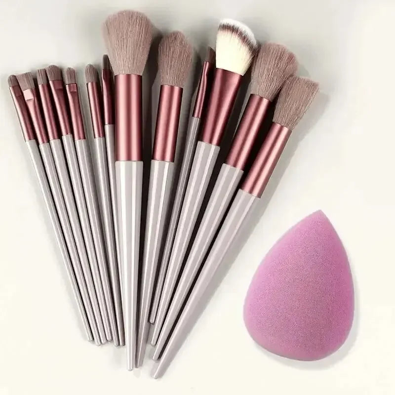 13Pcs Makeup Brush Set Make Up Concealer Brush Blush Powder Brush Eye Shadow Highlighter Foundation Brush Cosmetic Beauty Tools