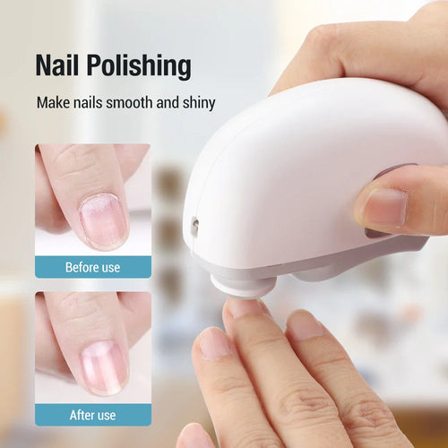 2 in 1 Electric Nail Clipper Grinding and Polishing.