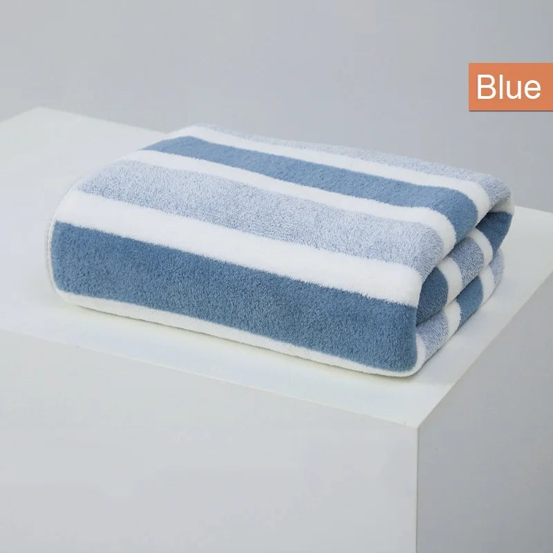 1 Pc Thickened Absorbent Bath Towel Soft Face Towel for Home Bathroom
