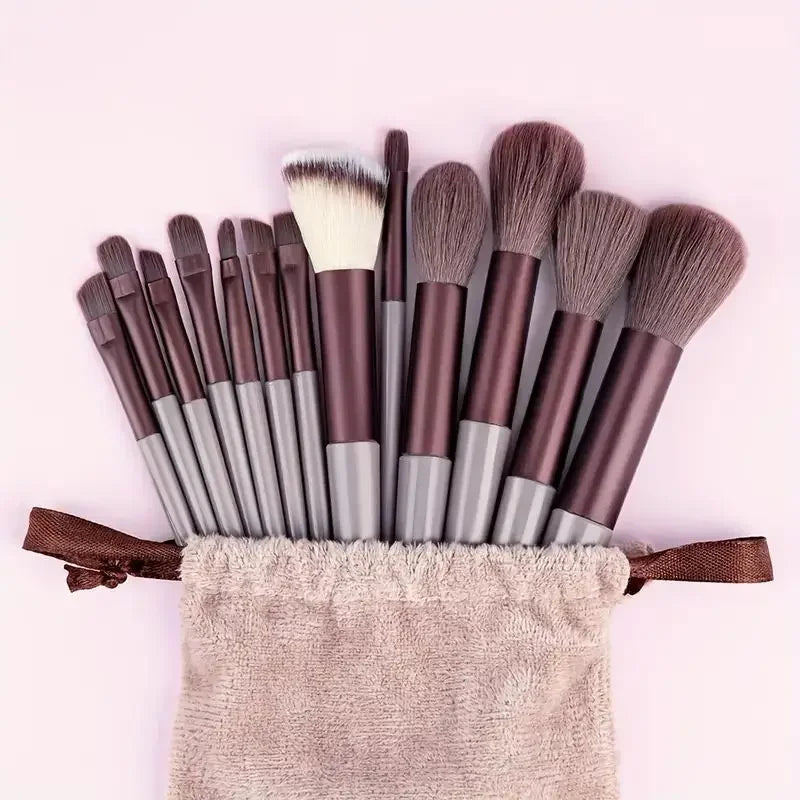 13Pcs Makeup Brush Set Make Up Concealer Brush Blush Powder Brush Eye Shadow Highlighter Foundation Brush Cosmetic Beauty Tools