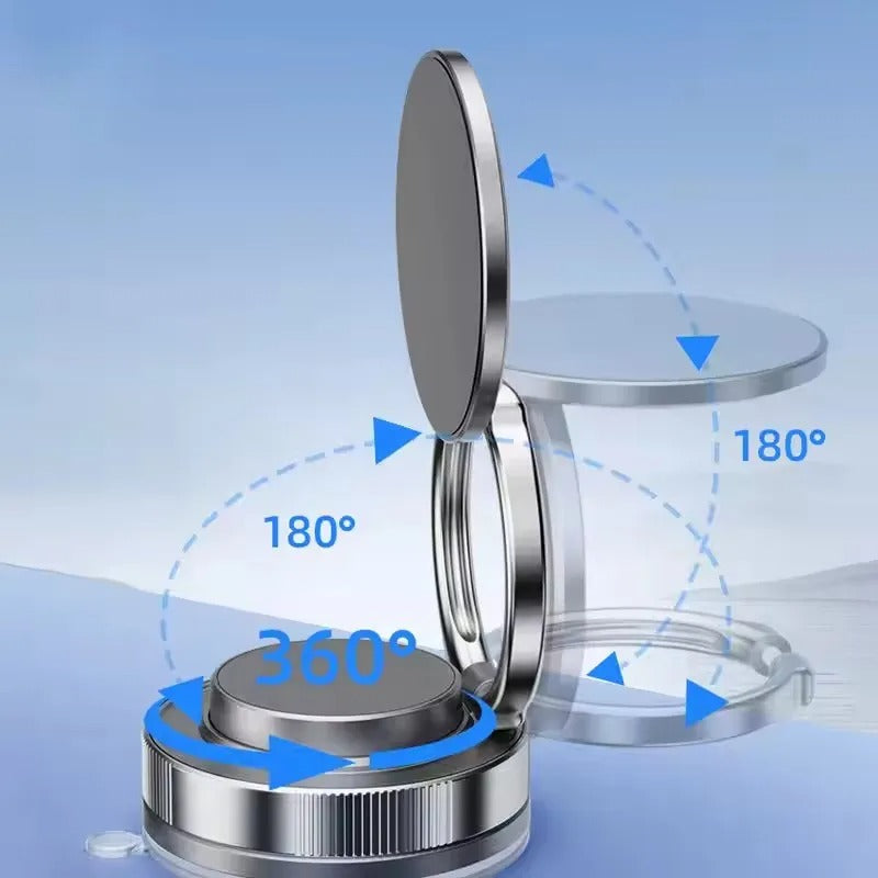 Magnetic Phone Holder for car, 360° Rotatable, Foldable & Adjustable Magnetic Car Mount, , Compatible with iPhone & Other Phones